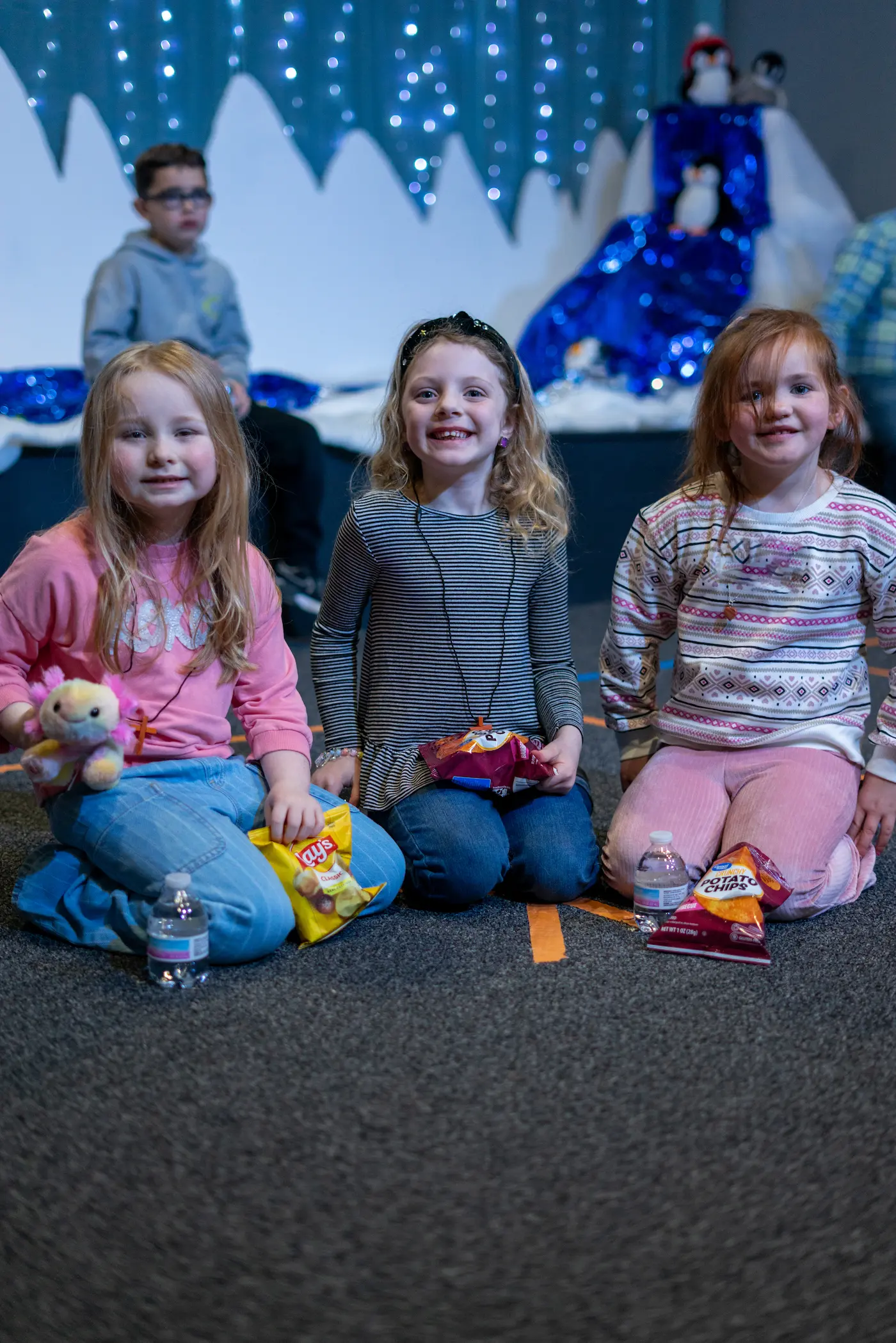 Group of girls from ngKids smiling
