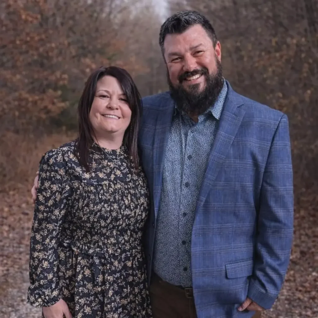 Pastor Adam Boldin and wife Nicole Boldin.